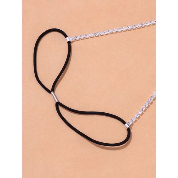 Silver Sparkly 2 Peice Body Chain - Picture 3 of 3